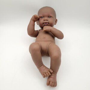 Berenguer AA Newborn Baby Doll 13" Vinyl Newborn Realistic Lifelike Reborn Brown